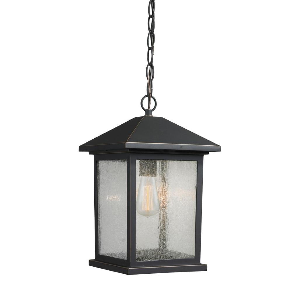 Filament Design Malone 1Light OilRubbed Bronze Outdoor Hanging