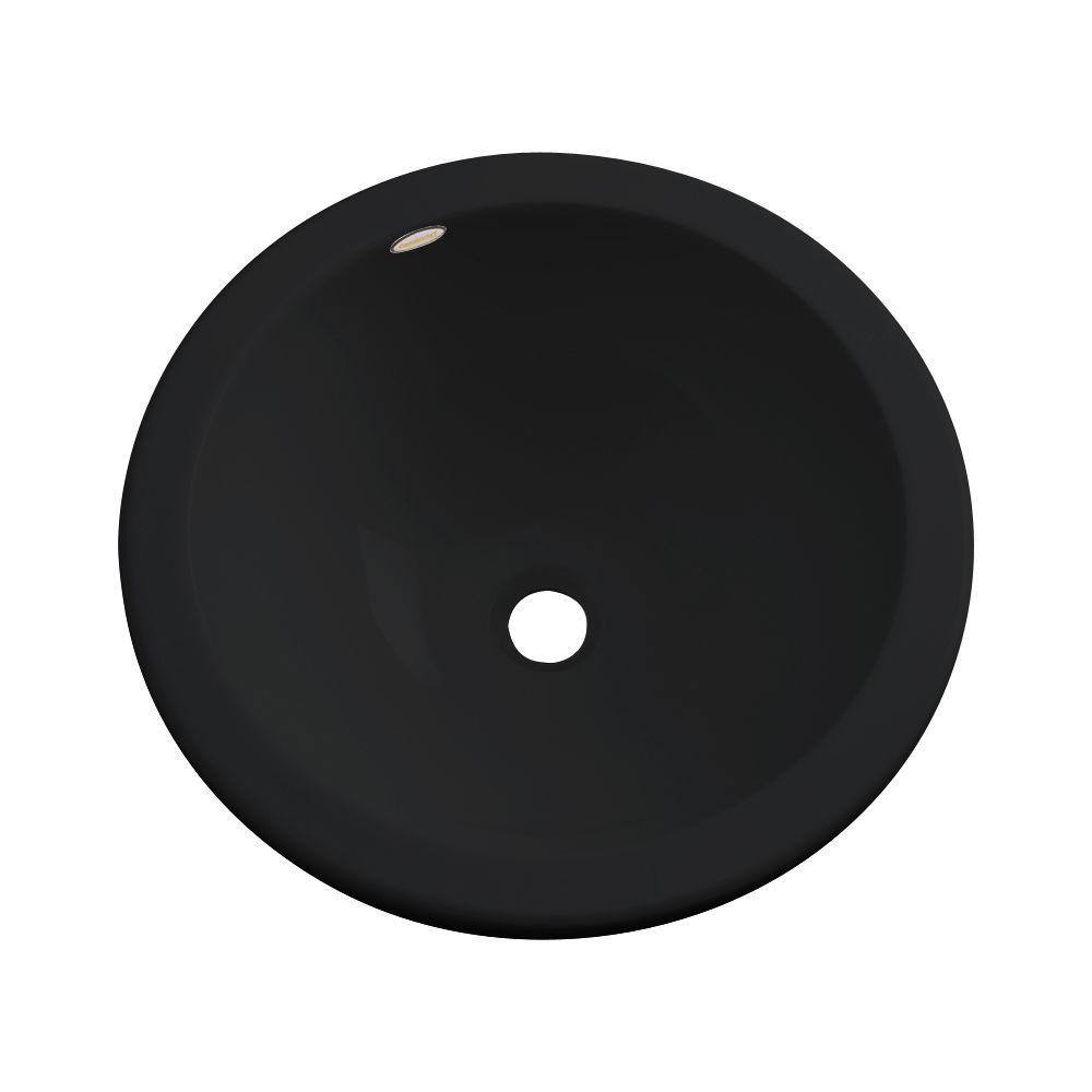 Thermocast Calio Undermount Bathroom Sink in Black84099 The Home Depot