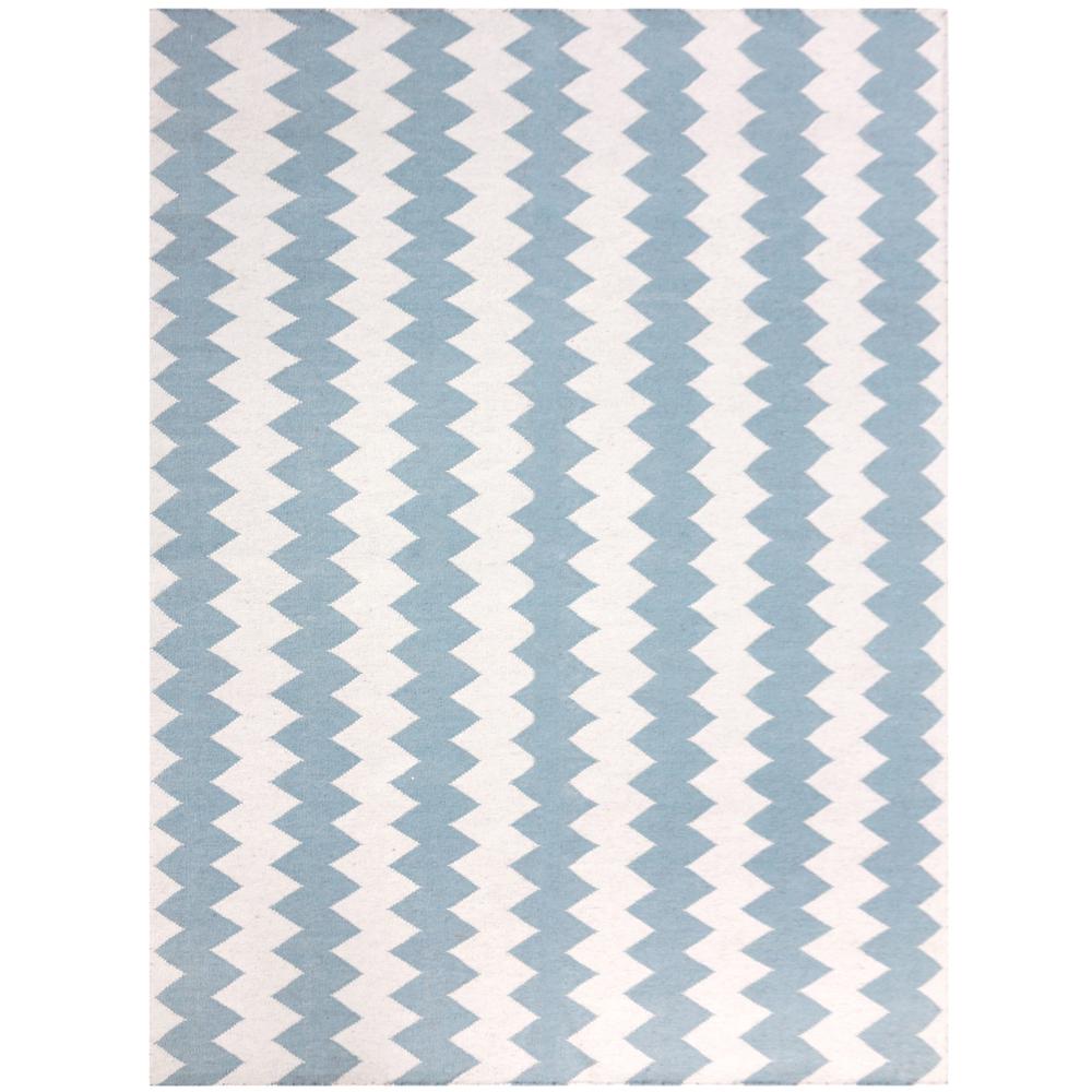 Amer Rugs Zahara Blue Chevron Flat Weave 5 Ft X 8 Area Rug Amer Rugs Zahara Blue Chevron Flat