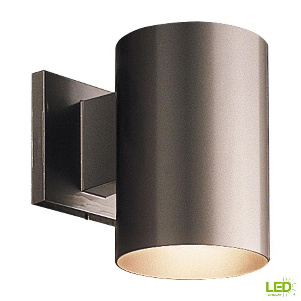 Progress Lighting 1 Light Antique Bronze Integrated Led 7 5 In Light Antique Bronze Integrated Led 7 5