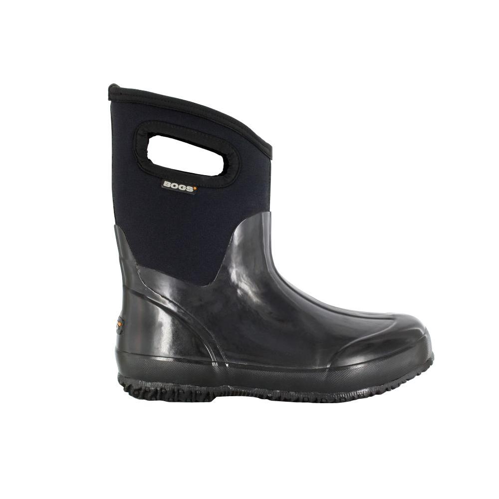 BOGS Classic Mid Women 10 in. Size 12 Black Rubber with ... BOGS Classic Mid Women 9 in. Size 12 Glossy Black Rubber ...
