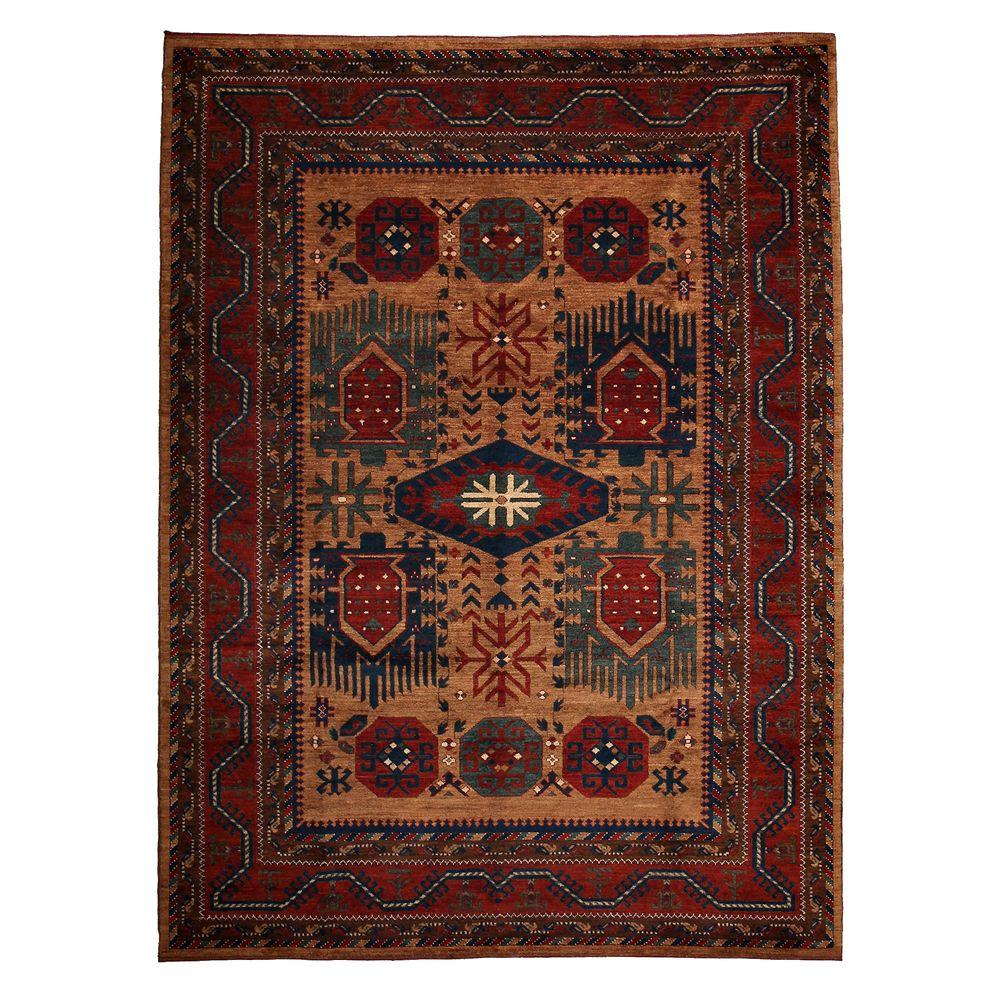 Darya Rugs Khyber Rust 7 Ft X 10 Indoor Area Rug M1730 266 Darya Rugs Khyber Rust 7 Ft X 10 Indoor Area Rug