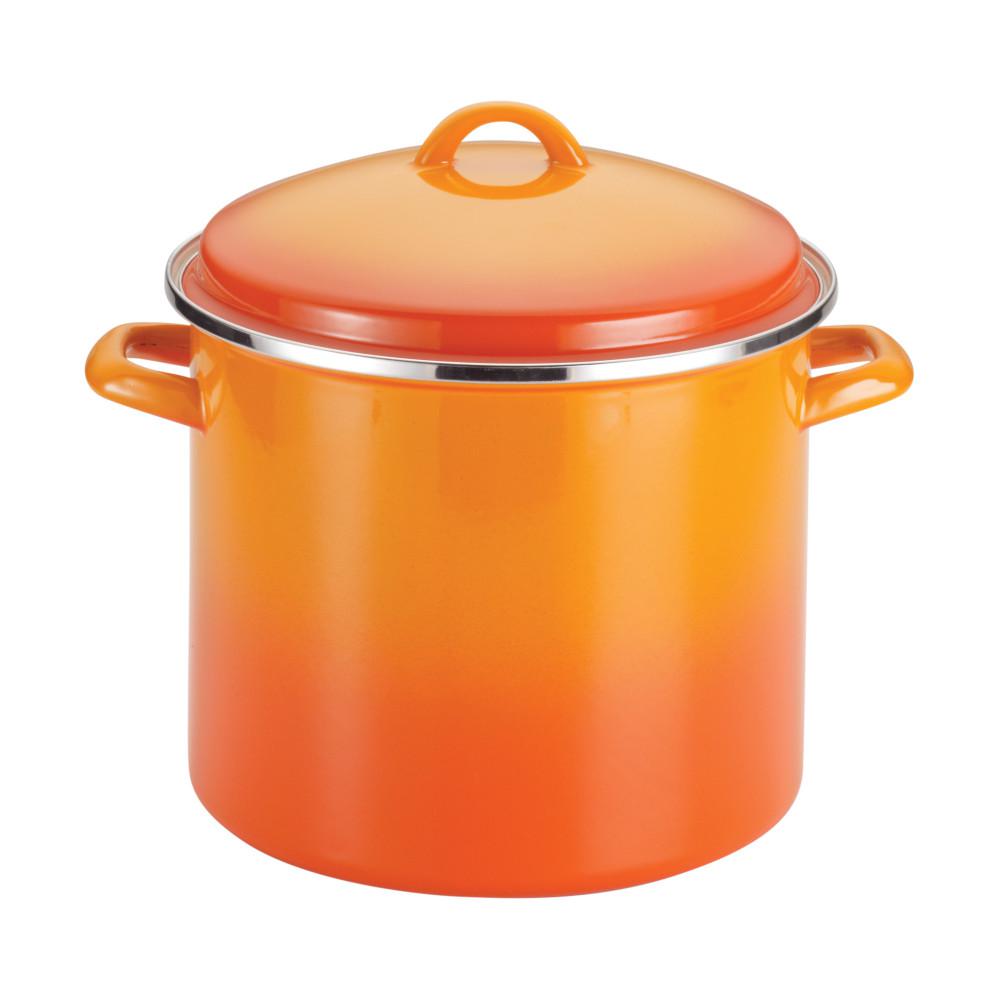 Rachael Ray 12 Qt. Steel Stock Pot59025 The Home Depot
