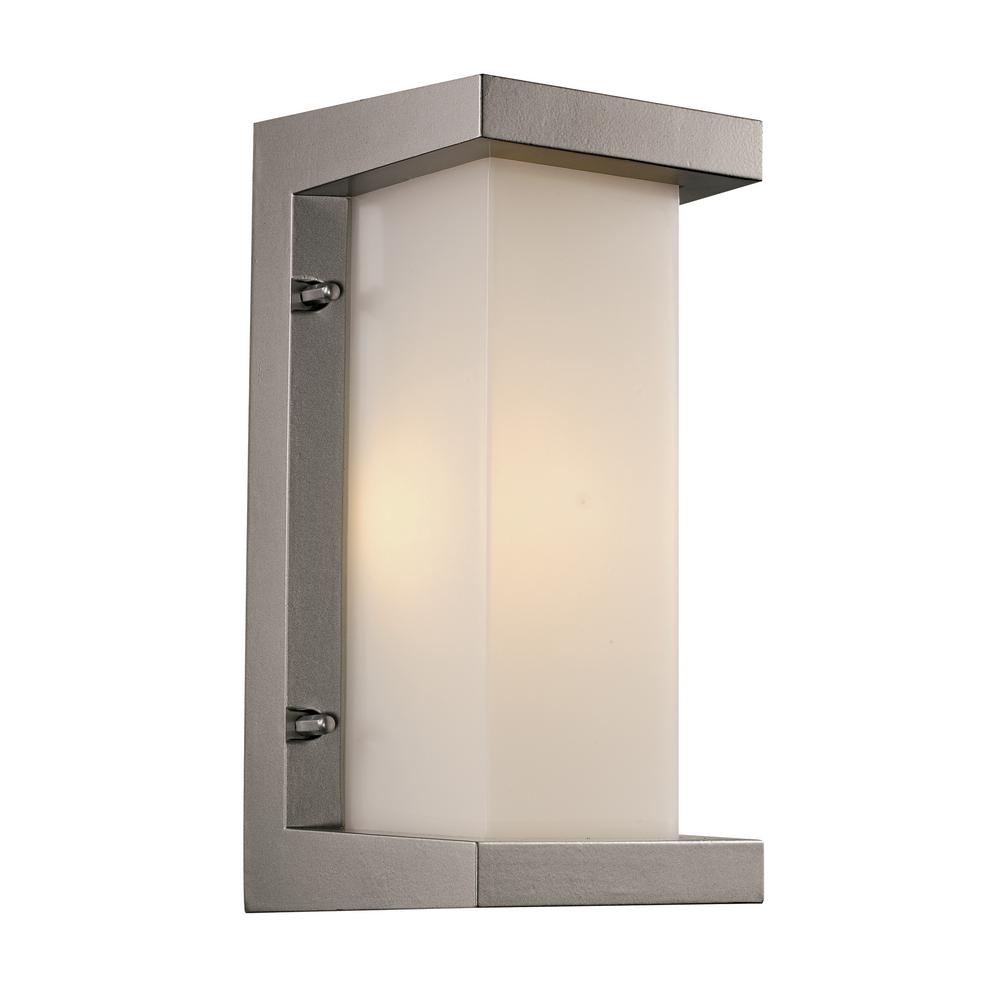 Bel Air Lighting Led Silver Outdoor Integrated Wall Mount Bel Air Lighting Led Silver Outdoor Integrated Wall Mount Lantern