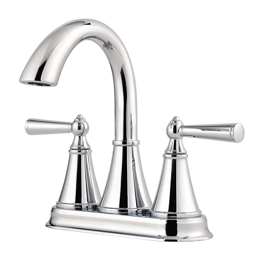 Pfister Saxton 4 in. Centerset 2-Handle Bathroom Faucet in ...