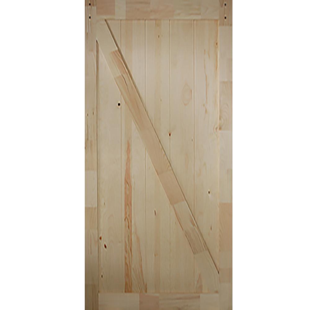 Kimberly Bay 36 in. x 83.5 in. Kimberly Bay ZRail Unfinished Solid