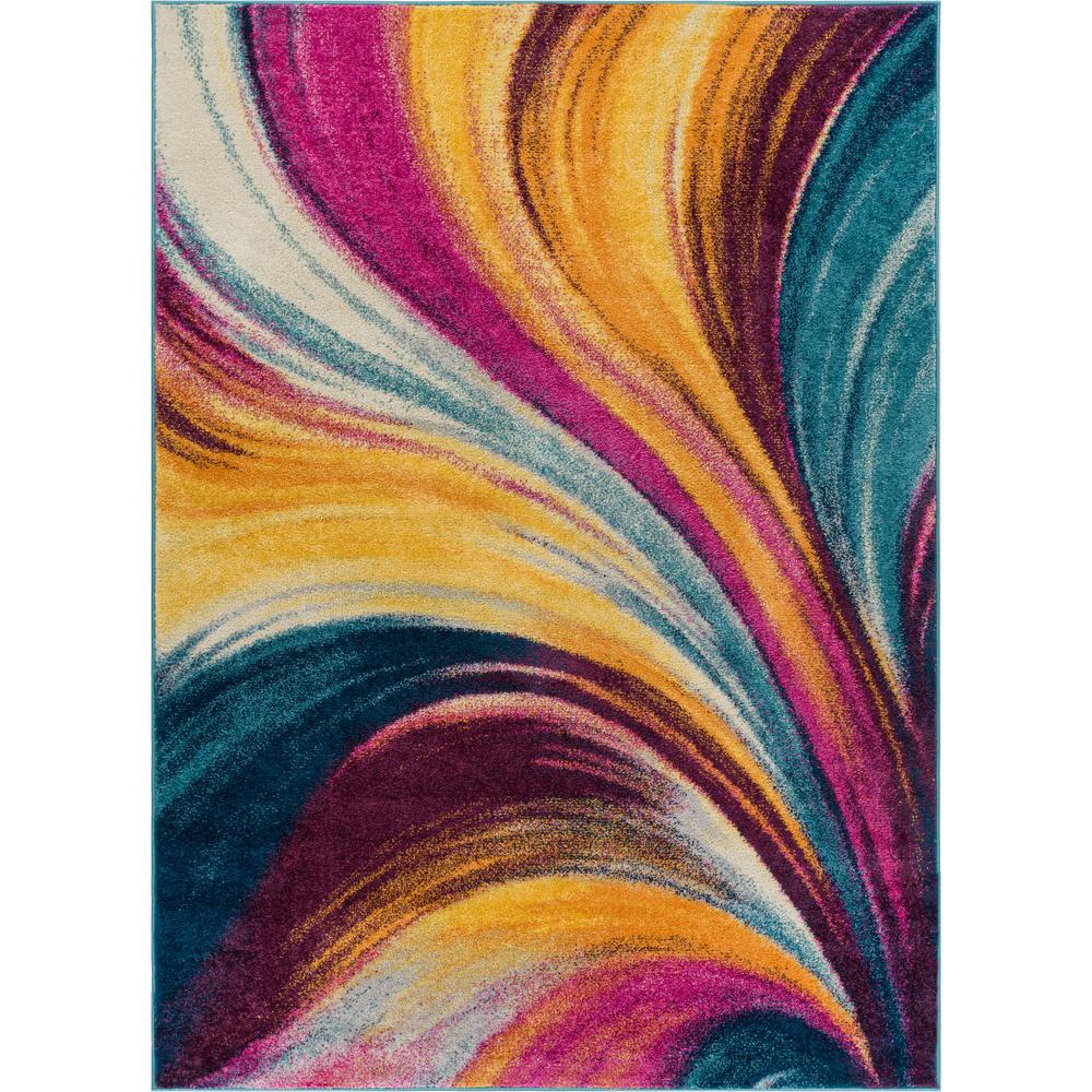 Well Woven Vettore Tratto Multi 3 Ft X 5 Modern Abstract Area Well Woven Vettore Tratto Multi 3 Ft X 5 Modern Abstract Area Rug