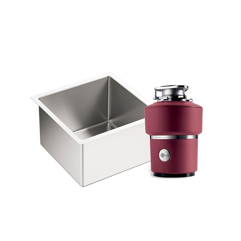 KOHLER Strive Undermount Stainless Steel 15 in. 0Hole Single Basin