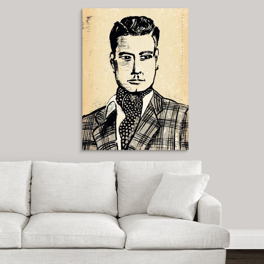 1940 S Fifth Avenue Gentleman Iii By Peter Horjus Canvas Wall Art