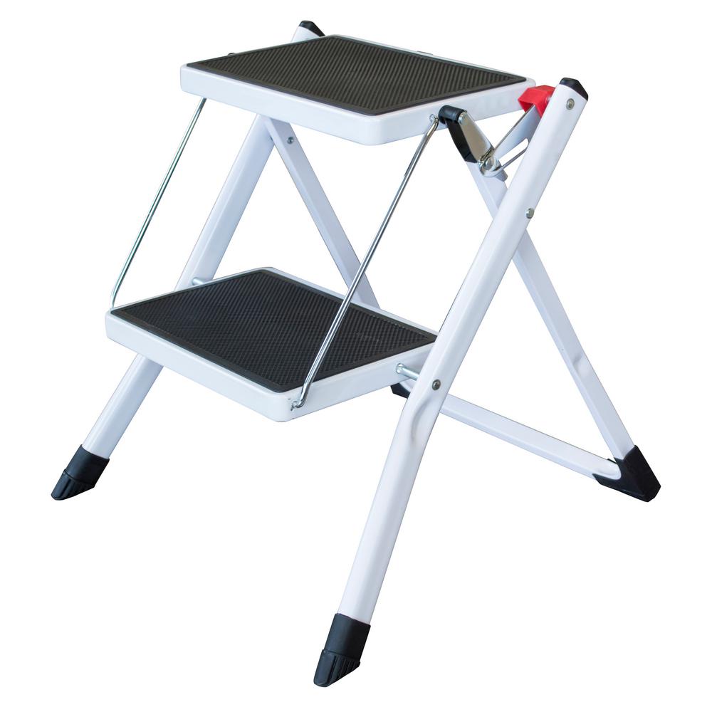 AmeriHome 2-Step Steel Folding Mini Step Ladder