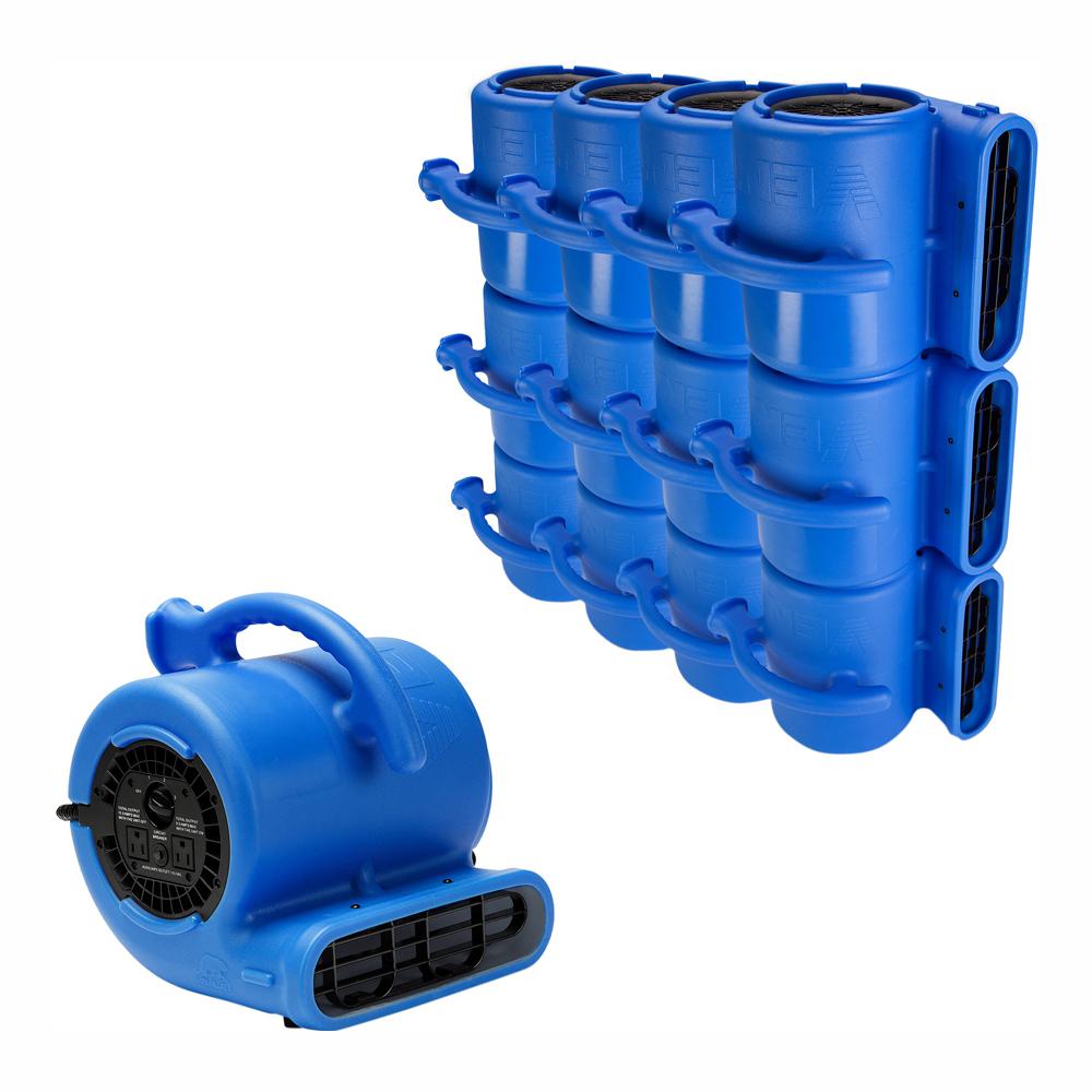 B Air 1 4 Hp Air Mover Blower Fan For Water Damage