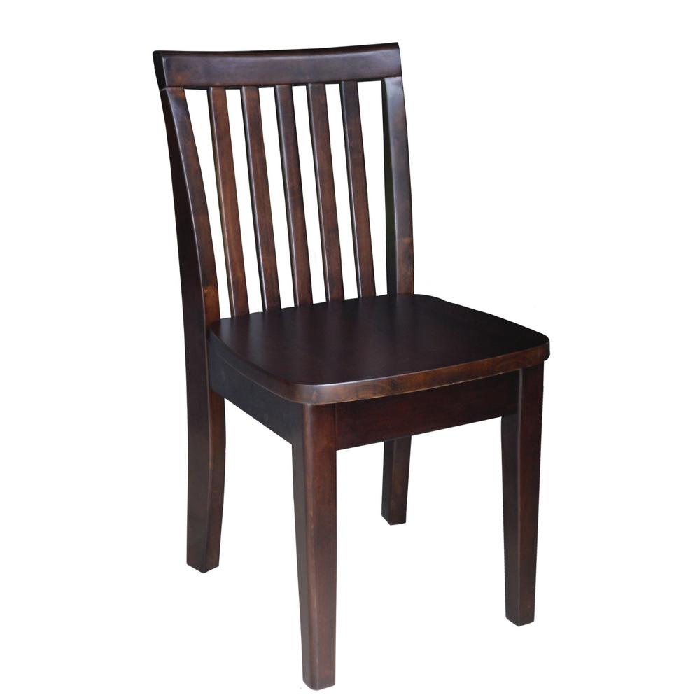 International Concepts Mocha Wood Kids Chair Set Of 2 Cc15 263p International Concepts Mocha Wood Kids Chair Set Of 2