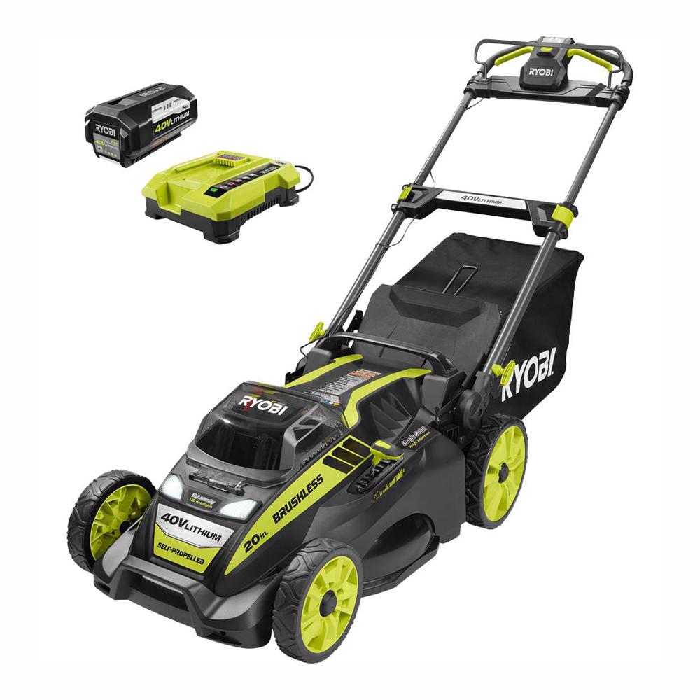 Ryobi 40V Self Propelled Lawn Mower Review - Cordless ...