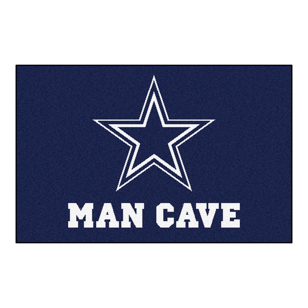 FANMATS NFL Dallas Cowboys Blue Man Cave 1 ft. 7 in. x 2 ft. 6 in