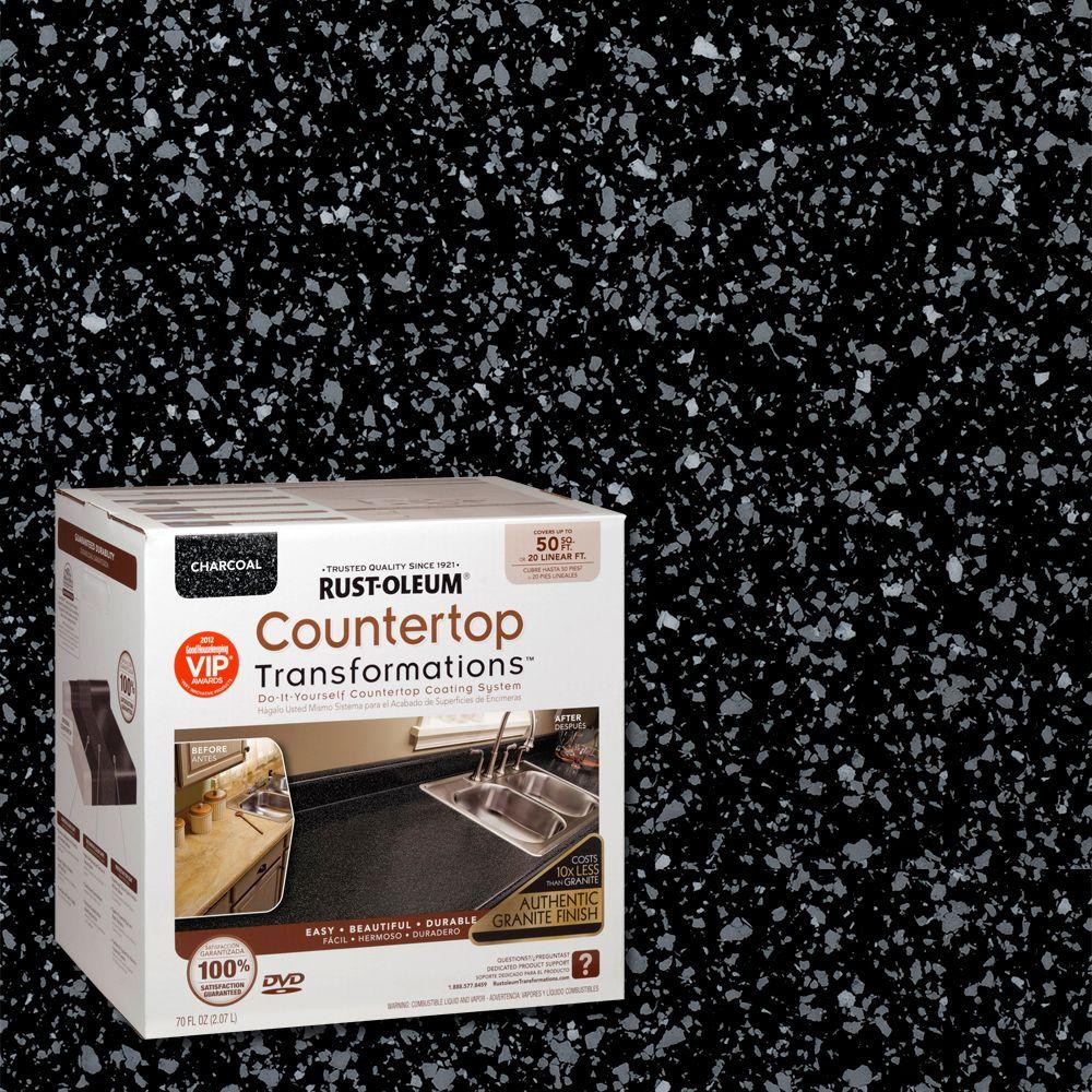 Charcoal Rust Oleum Transformations Cabinet Countertop Paint 258285 64 300 