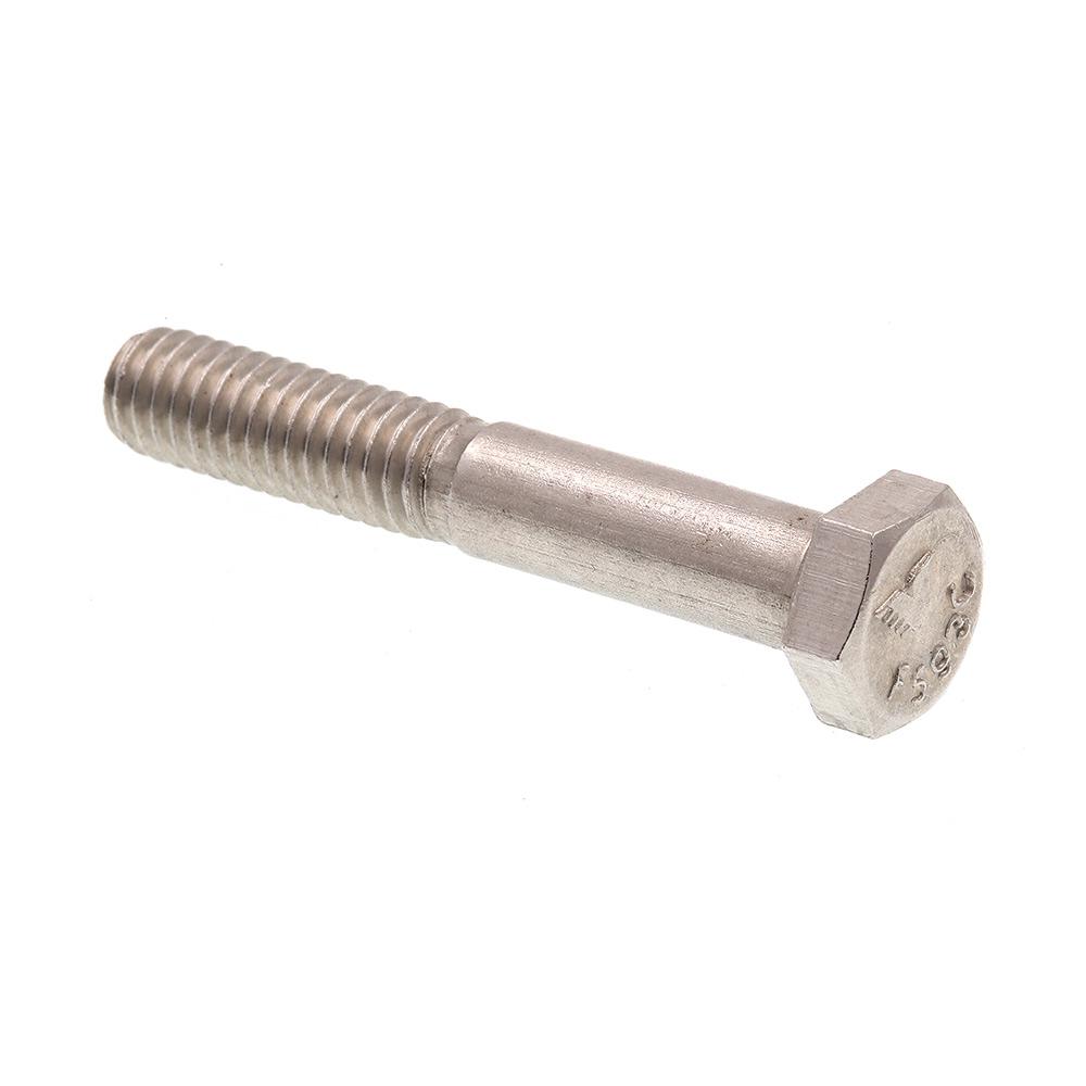 Prime-Line 5/16 in.-18 x 2 in. Grade 304 Stainless Steel Hex Bolts (50 Stainless Steel Bolts Home Depot