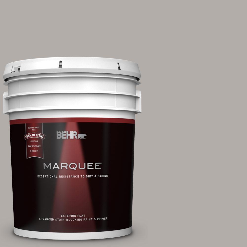 Behr Marquee 5 Gal T17 09 Laid Back Gray Flat Exterior Paint And T17 09 Laid Back Gray Flat Exterior Paint And Primer In One
