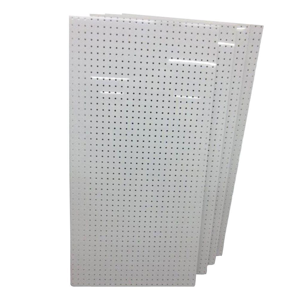 1/4 in. x 4 ft. x 8 ft. Tempered Pegboard-210552 - The Home Depot