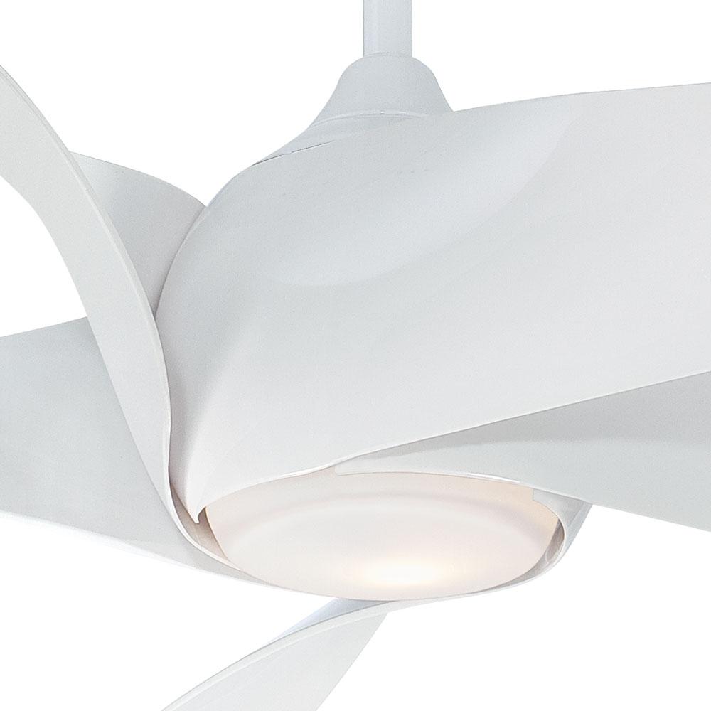 Minka Aire Artemis Xl5 62 In Integrated Led Indoor White Ceiling Fan With Light With Remote Control