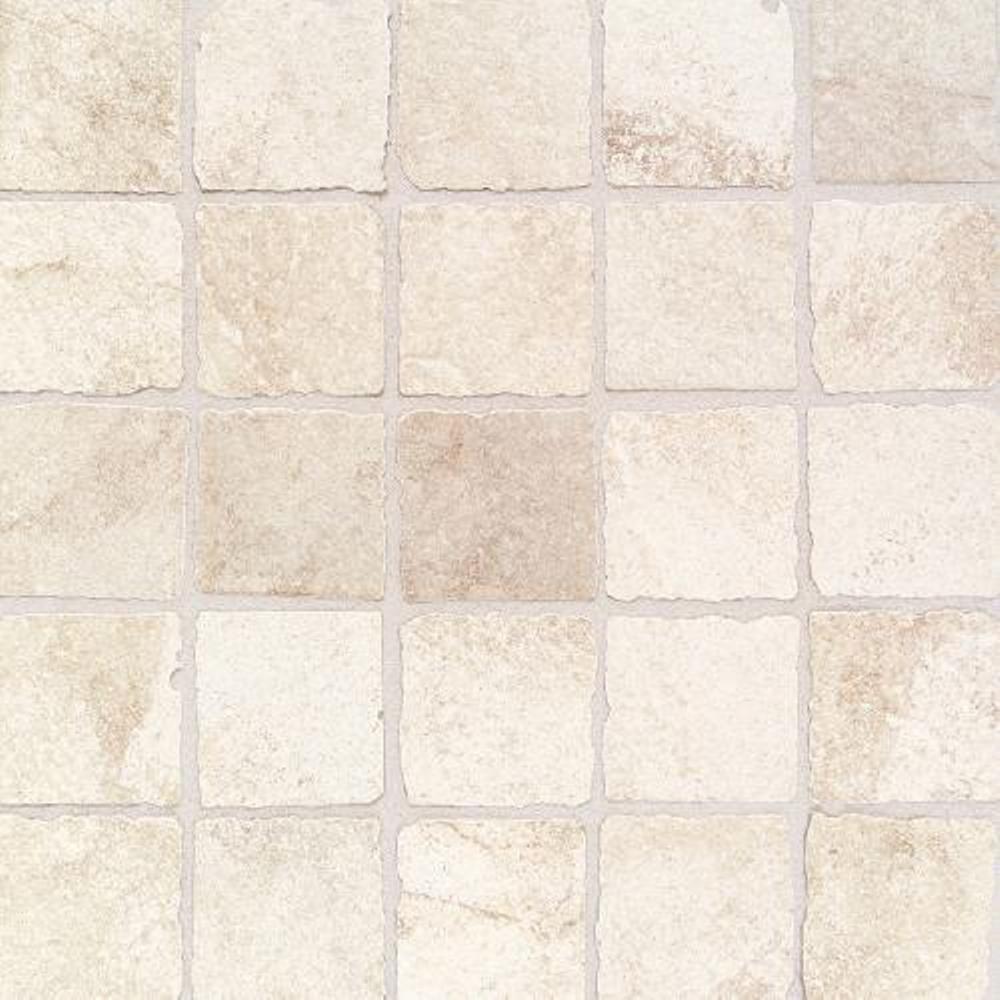 Daltile Portenza Bianco Ghiaccio 13-3/4 in. x 13-3/4 in. x 8 mm ...