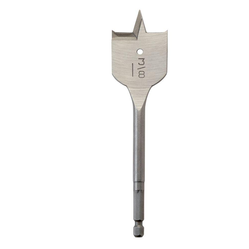 Milwaukee 13/8 in. x 6 in. Flat Wood Boring Bit48271371 The Home