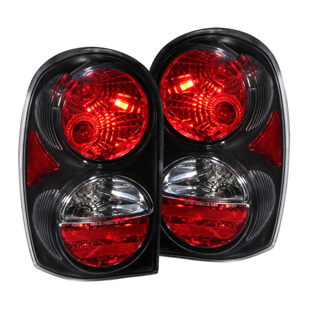 Anzo Usa 2002 2007 Jeep Liberty Taillights Black 211108 The Home Depot 2002 2007 Jeep Liberty Taillights Black