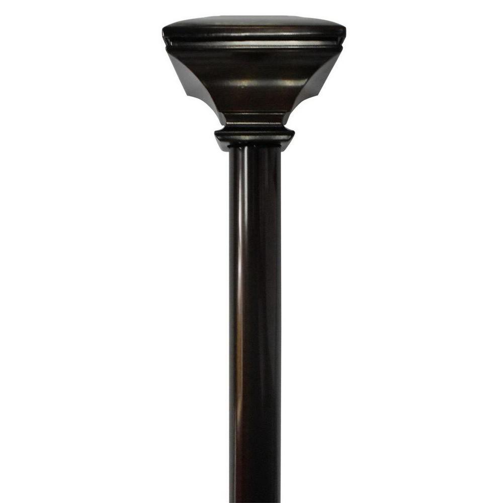 Home Decorators Collection 66 In 120 Telescoping 3 4 This Review Is From 36 In 66 Telescoping 3 4 Classic Square Finial Single Curtain Rod Kit Oil Rubbed Bronze