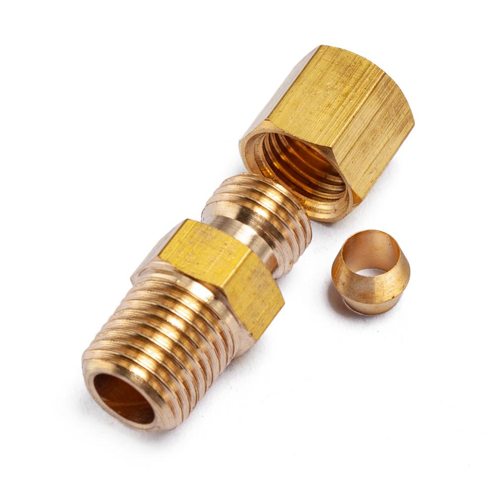 25 LTWFITTING Brass Fitting Coupler 1//8/" Hose Barb x 1//8/" Male NPT adapter