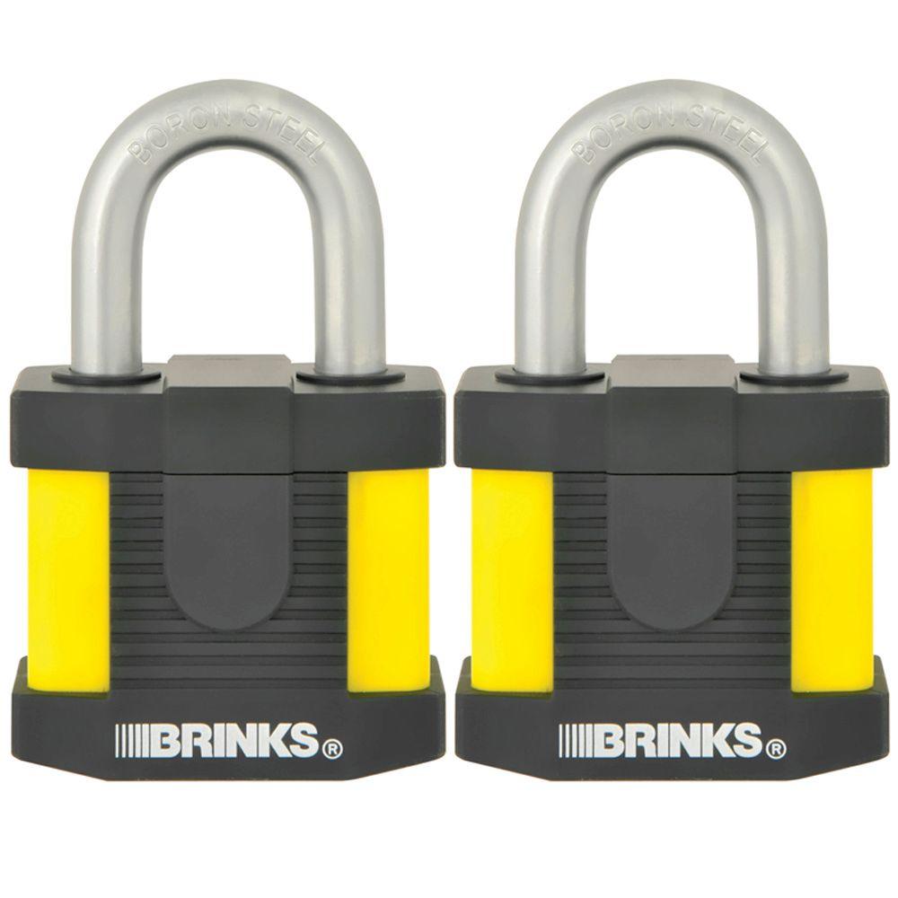 UPC 039208984966 product image for Padlocks: Brinks Home Security Padlocks 50 mm Laminated Steel Commercial Padlock | upcitemdb.com