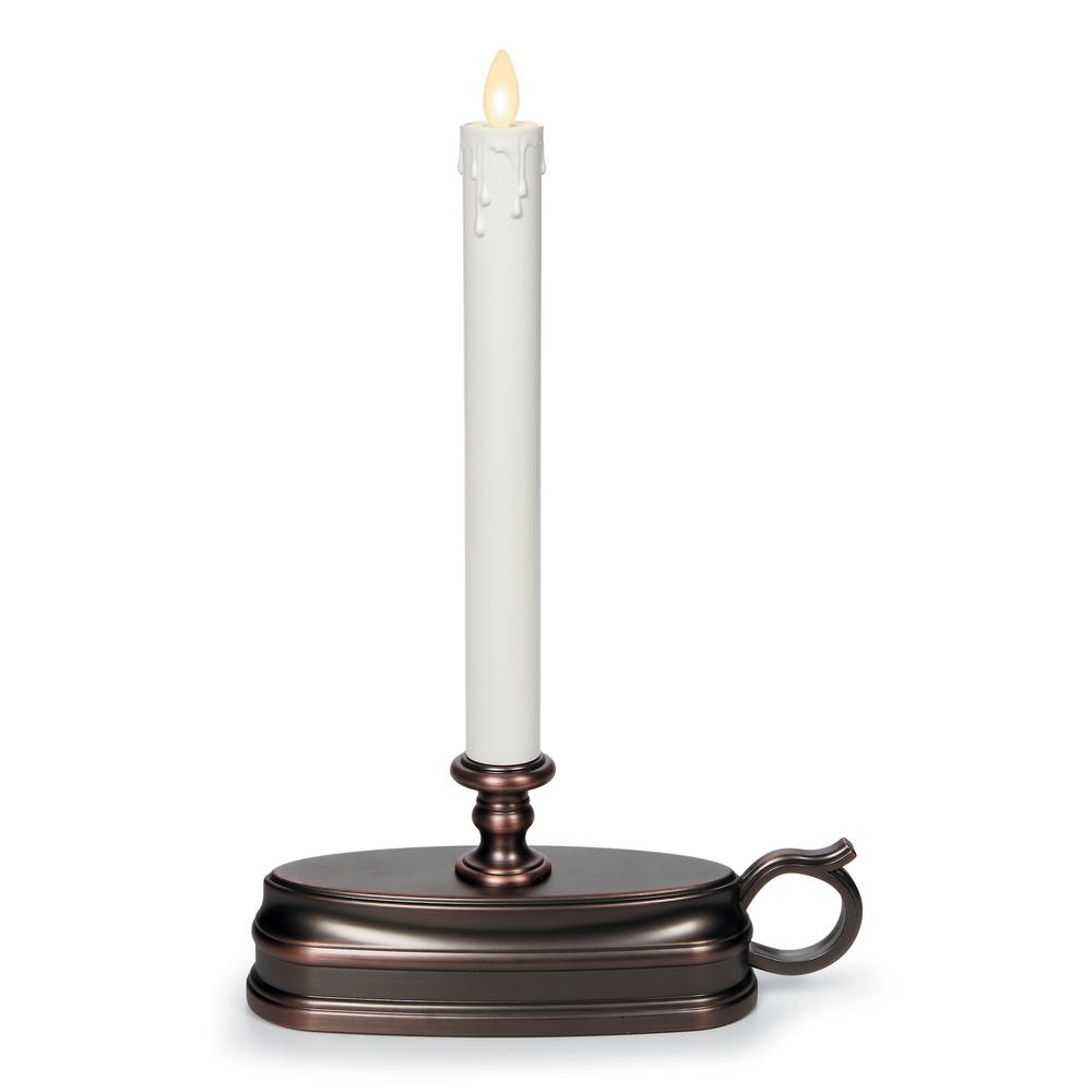 Luminara Window Taper Candle 1.5 in. w x 12.25 in. H Bulk GoldLM602B