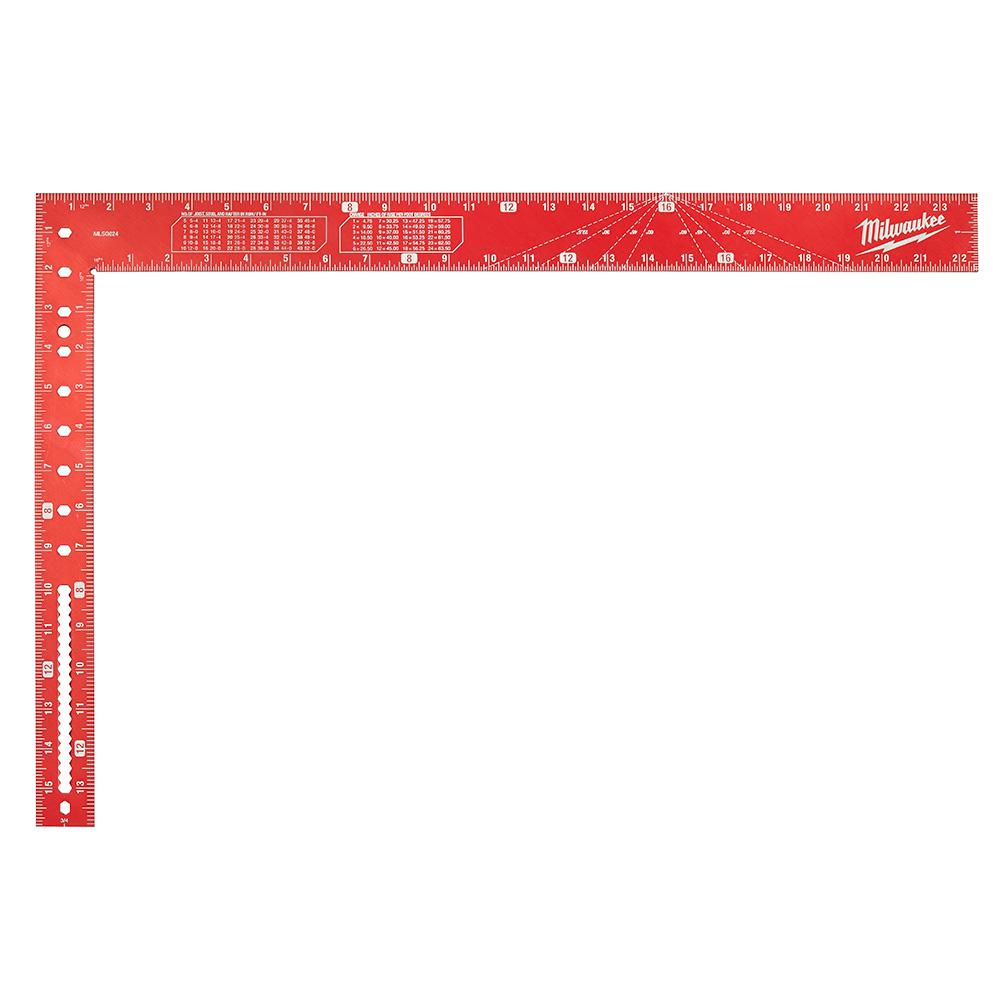 Milwaukee 400 mm x 600 mm Aluminum Framing SquareMLSQ124 The Home Depot