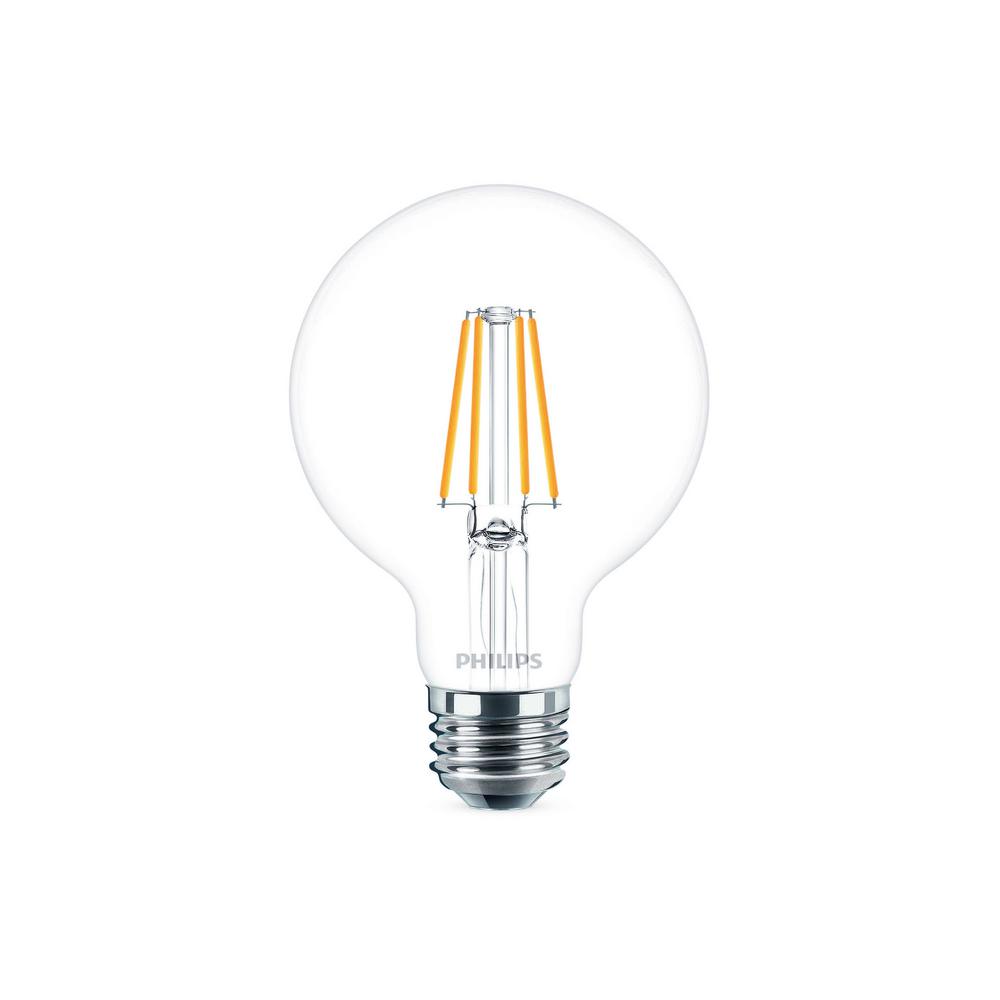 Philips 40W Equivalent Daylight G25 Dimmable Globe LED Light Bulb (2-Pack) by Philips