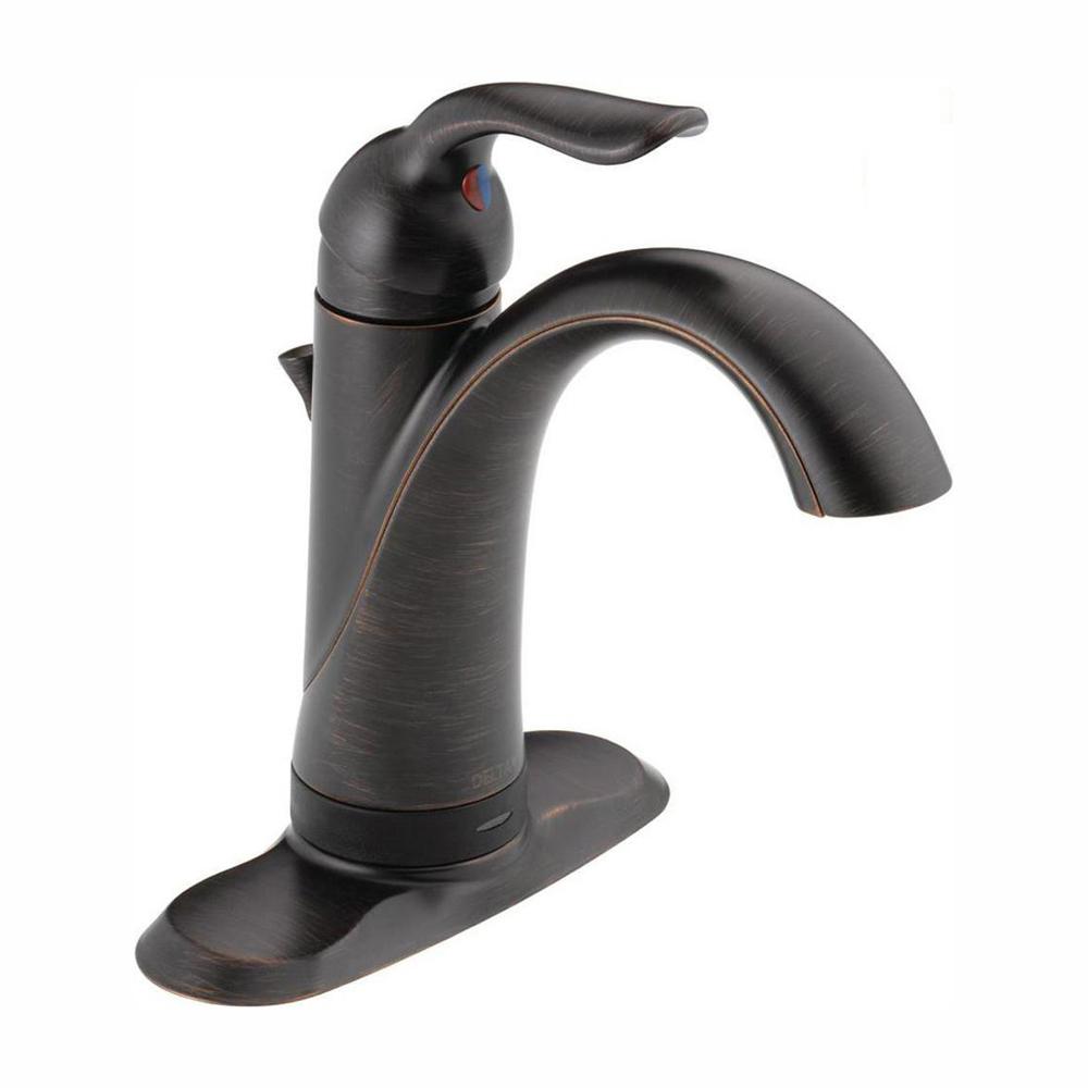 Delta Lahara Single Hole SingleHandle Bathroom Faucet with Touch2O.xt