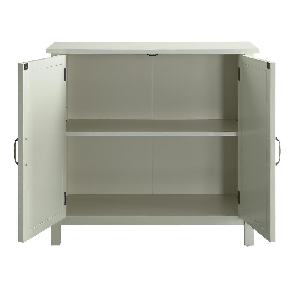 Urban Style Living Olivia White Accent Cabinet 2 Shutter Doors