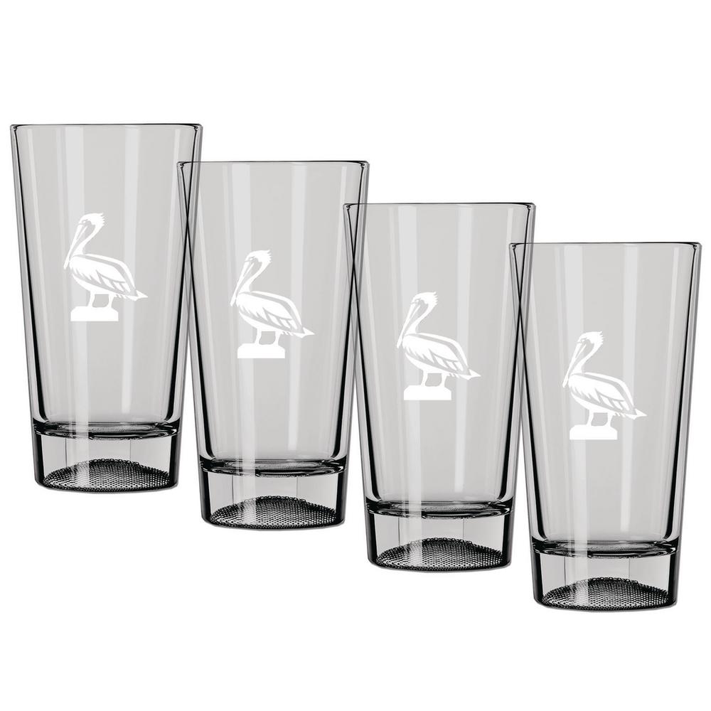 Kraftware Kasualware Pelican 16 oz. Pint Glass (Set of 4)