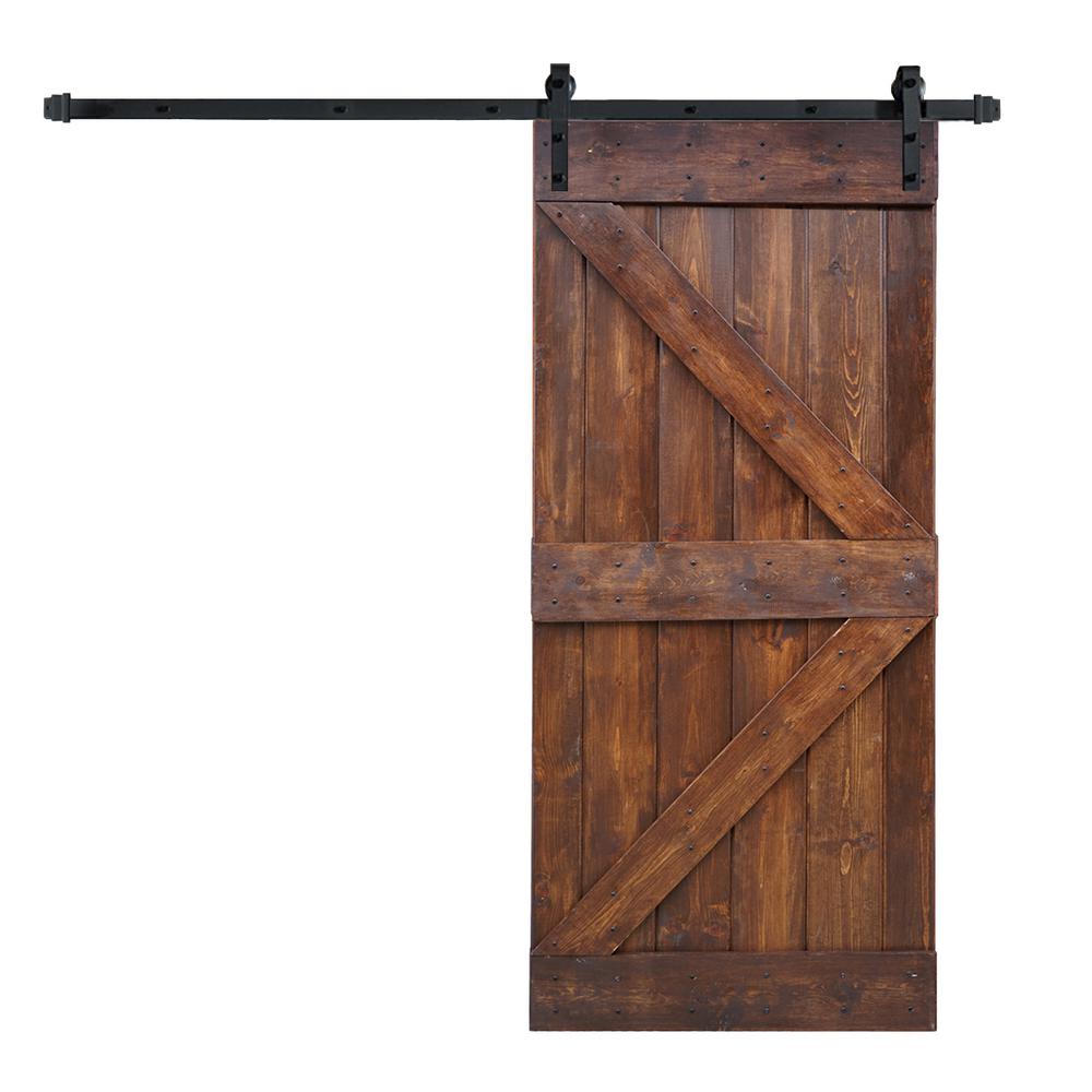 36 X 84 Barn Doors Interior Closet Doors The Home Depot