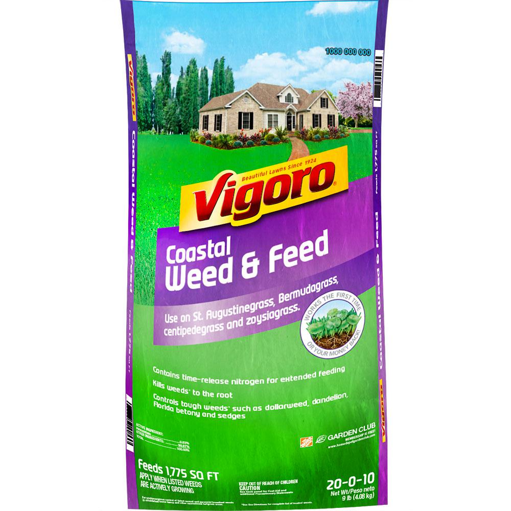 Vigoro 8 Lbs. Vigoro Coastal Weed And Feed-4154953 - The Home Depot