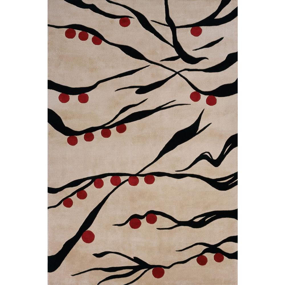 Momeni Orient Beige 5 ft. 3 in. x 8 ft. Indoor Area RugKOI00KO