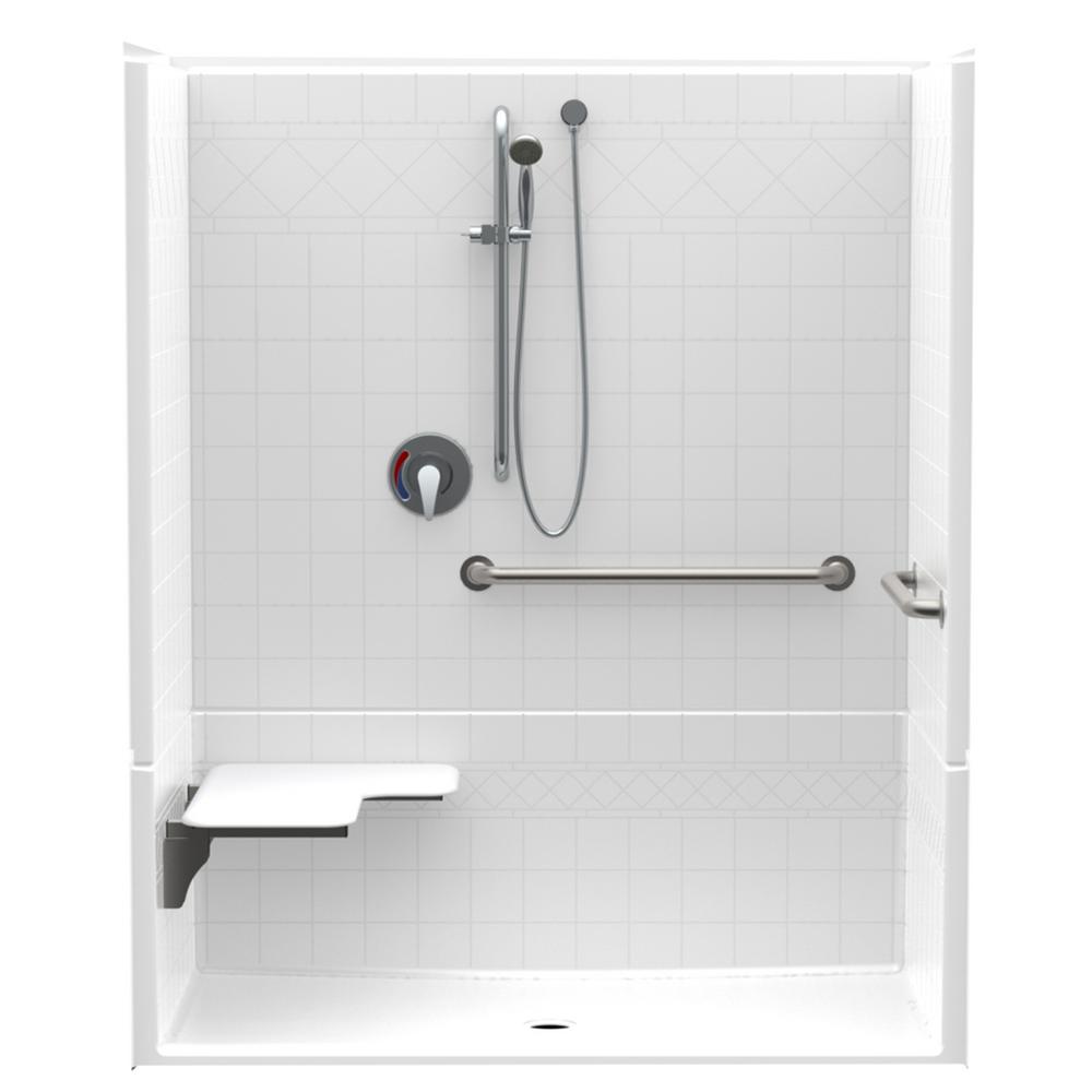 60 x 30 ADA Compliant Shower Stalls & Kits Showers The Home Depot