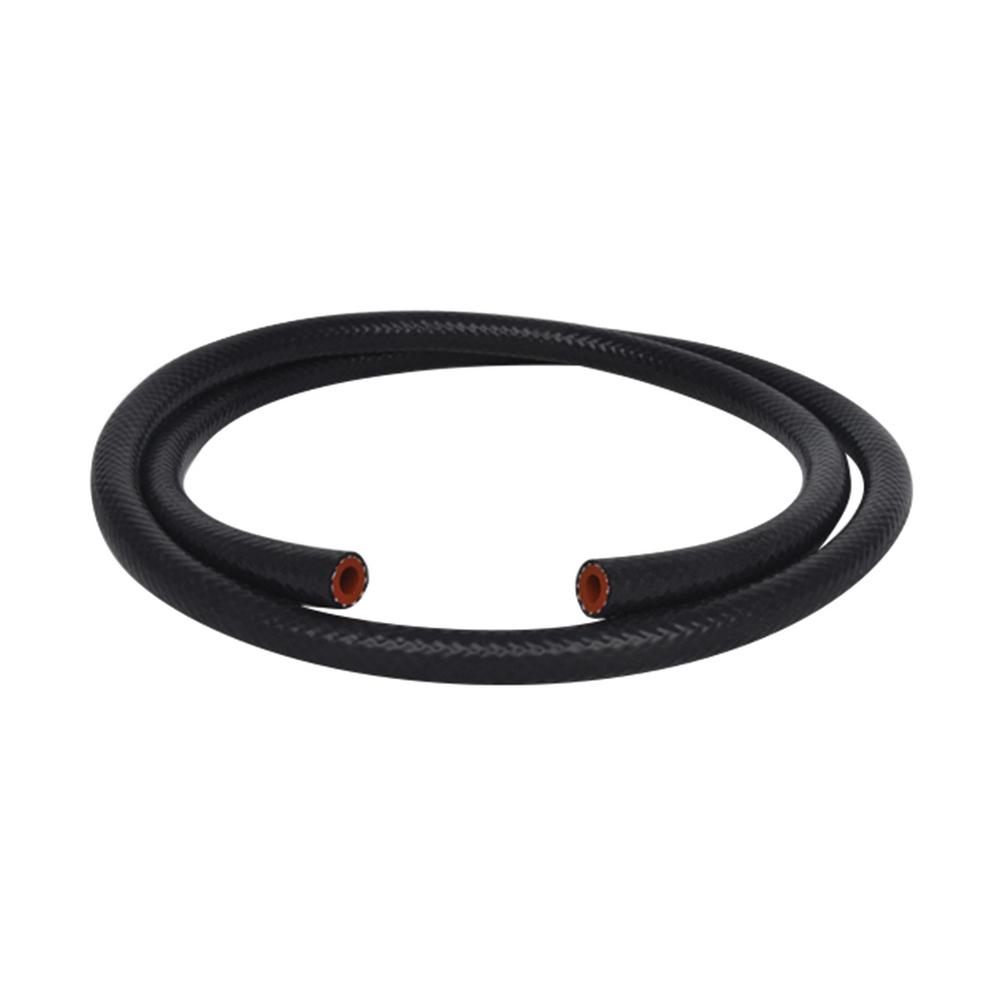 Silicon Heater Hose reinforced 8mm I.D Black x 5 ft Vibrant 5//16in