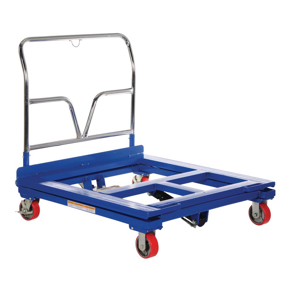 Vestil Adjustable Ergo Cart Molded Rubber WheelsAEC36603MR The