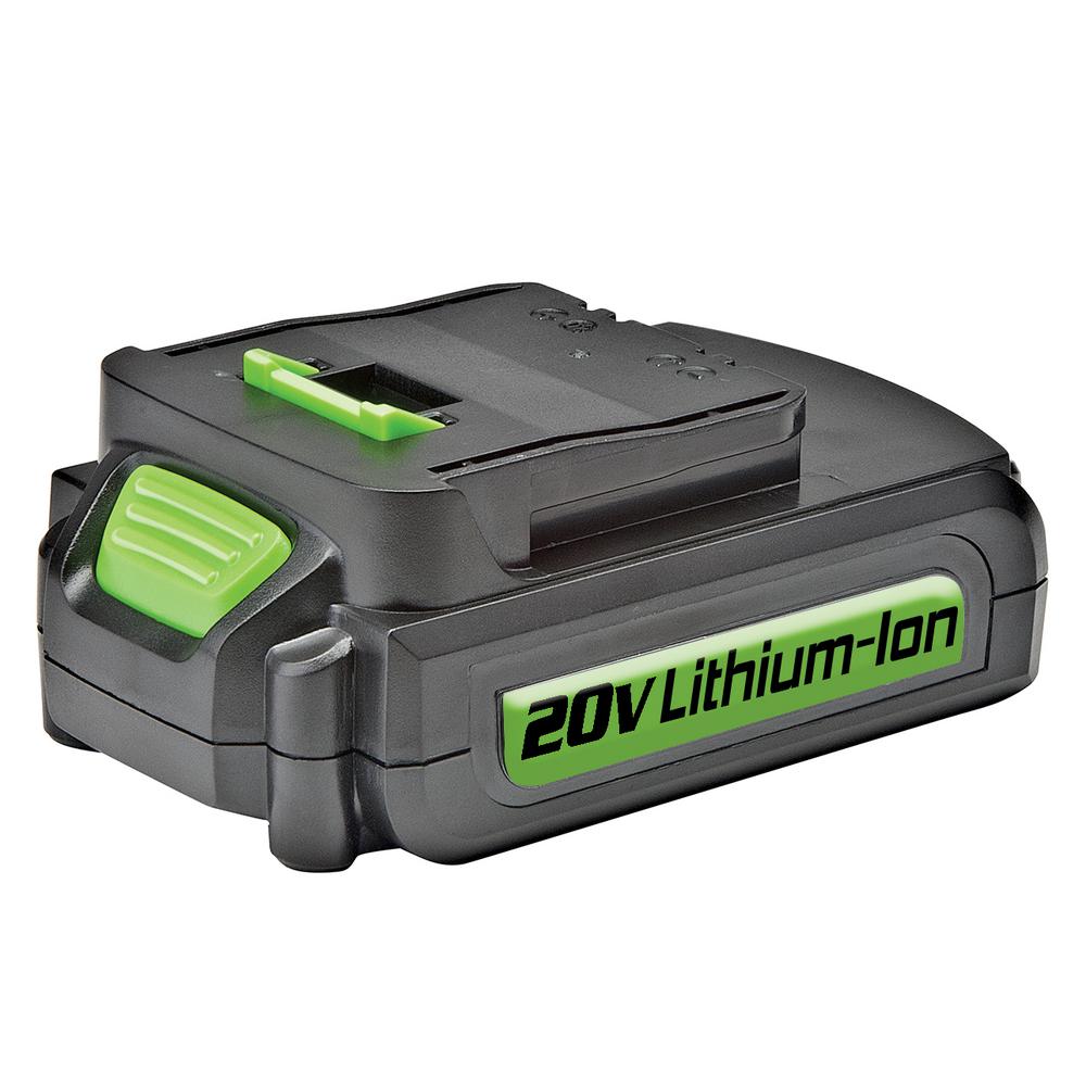 Genesis 20 Volt High Performance Lithium Ion Rechargeable Battery Pack Replacement Glab20hp The Home Depot