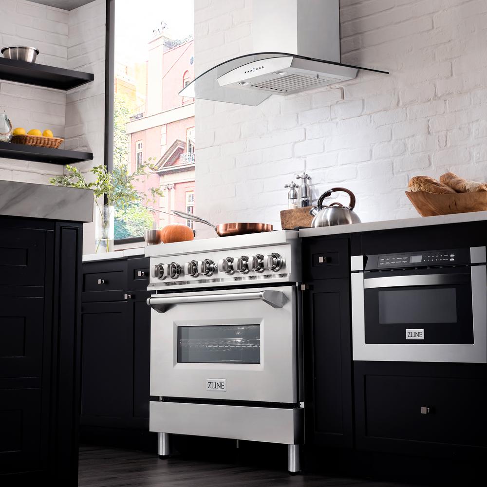 ZLINE Kitchen and Bath - Single Oven Dual Fuel Ranges - Dual Fuel