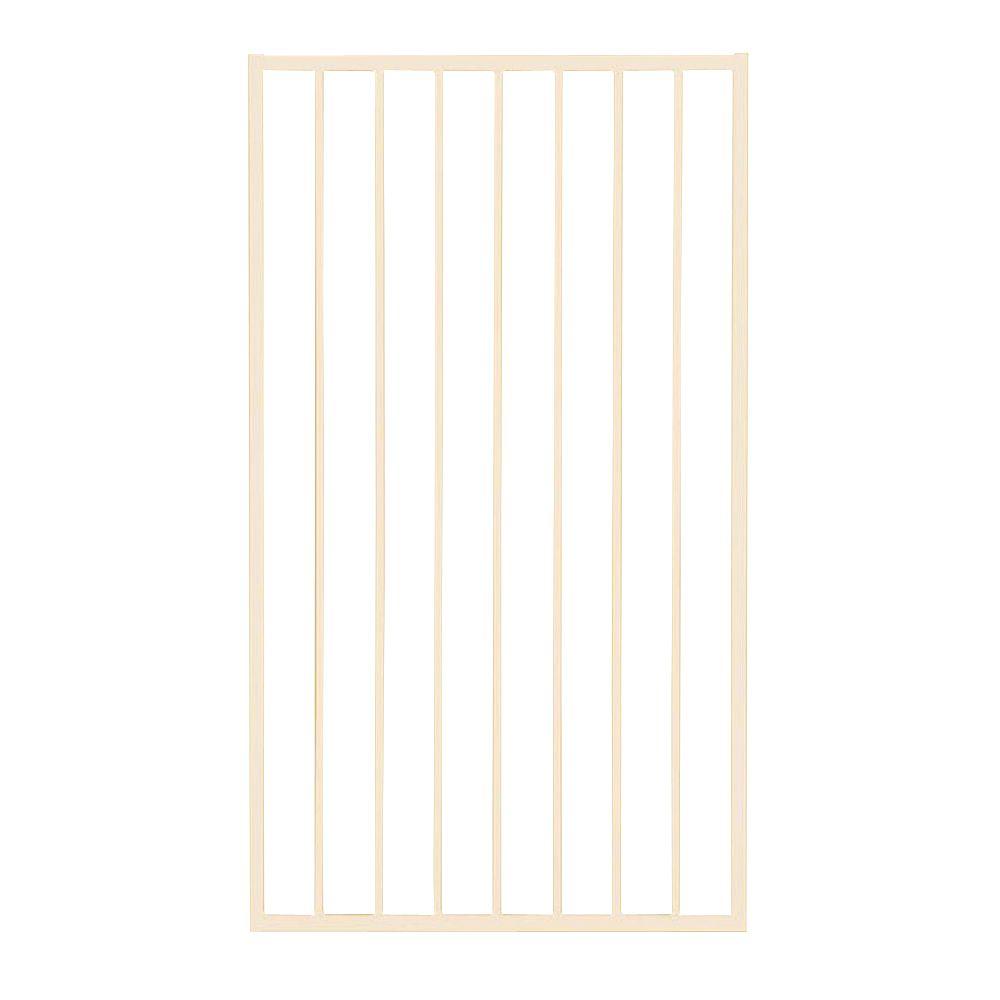 First Alert Premium Series 3 Ft W X 5 H White Steel Fence Gate First Alert Premium Series 3 Ft W X 5 H White Steel Fence
