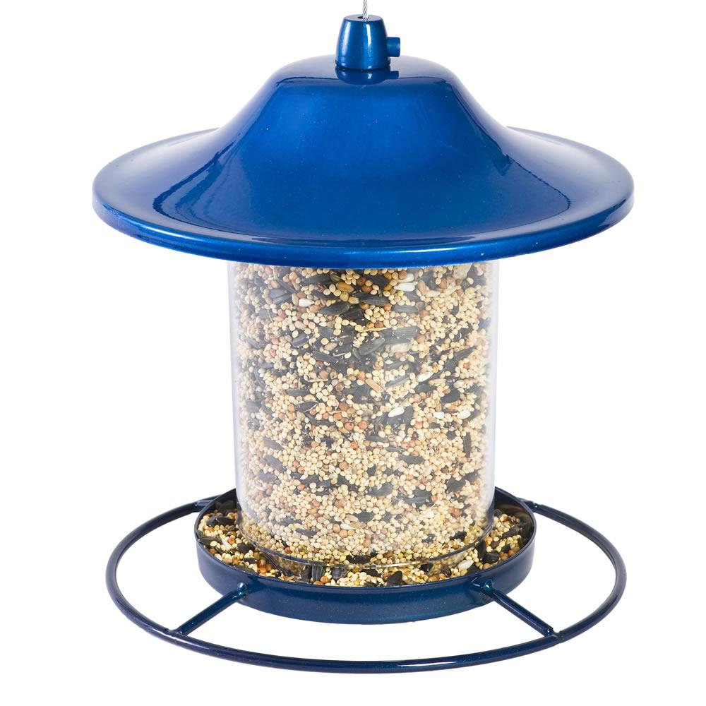 Perky Pet Blue Sparkle Panorama Hanging Bird Feeder 2 Lb