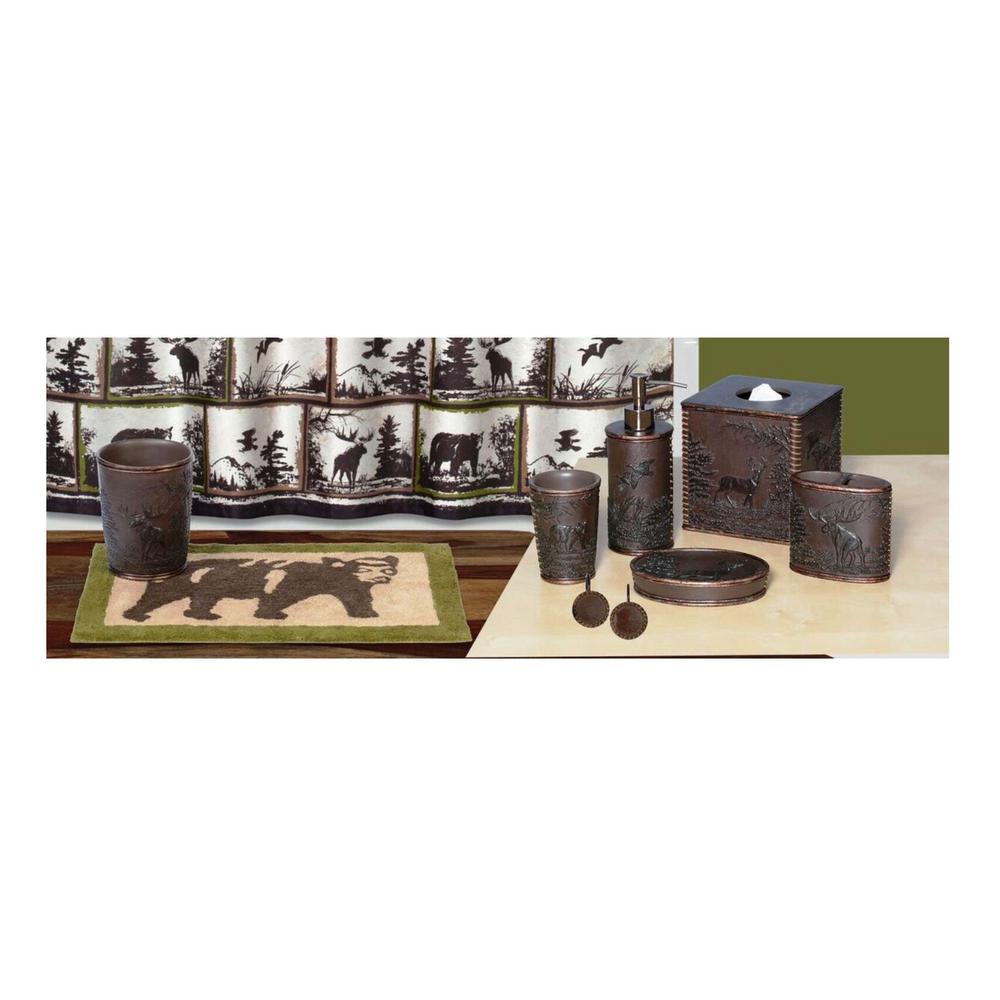 Brown Bathroom Accessory Sets Bathroom Decor The Home Depot