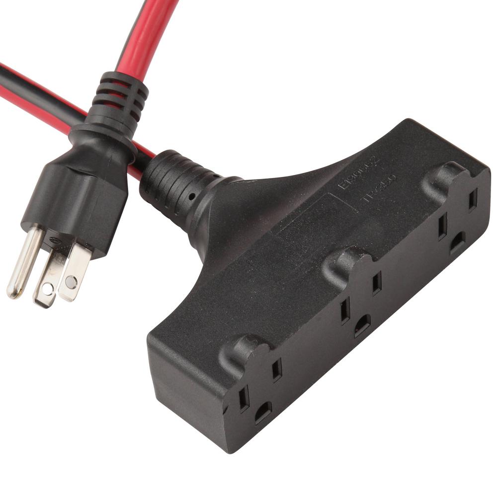 Retractable Extension Cord 50 ft 14 Gauge 13 Amp Portable Home Electric