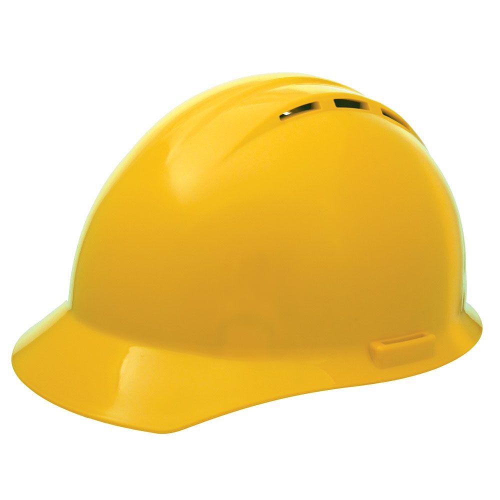 Americana Vent 4 Point Nylon Suspension Mega Ratchet Cap Hard Hat in