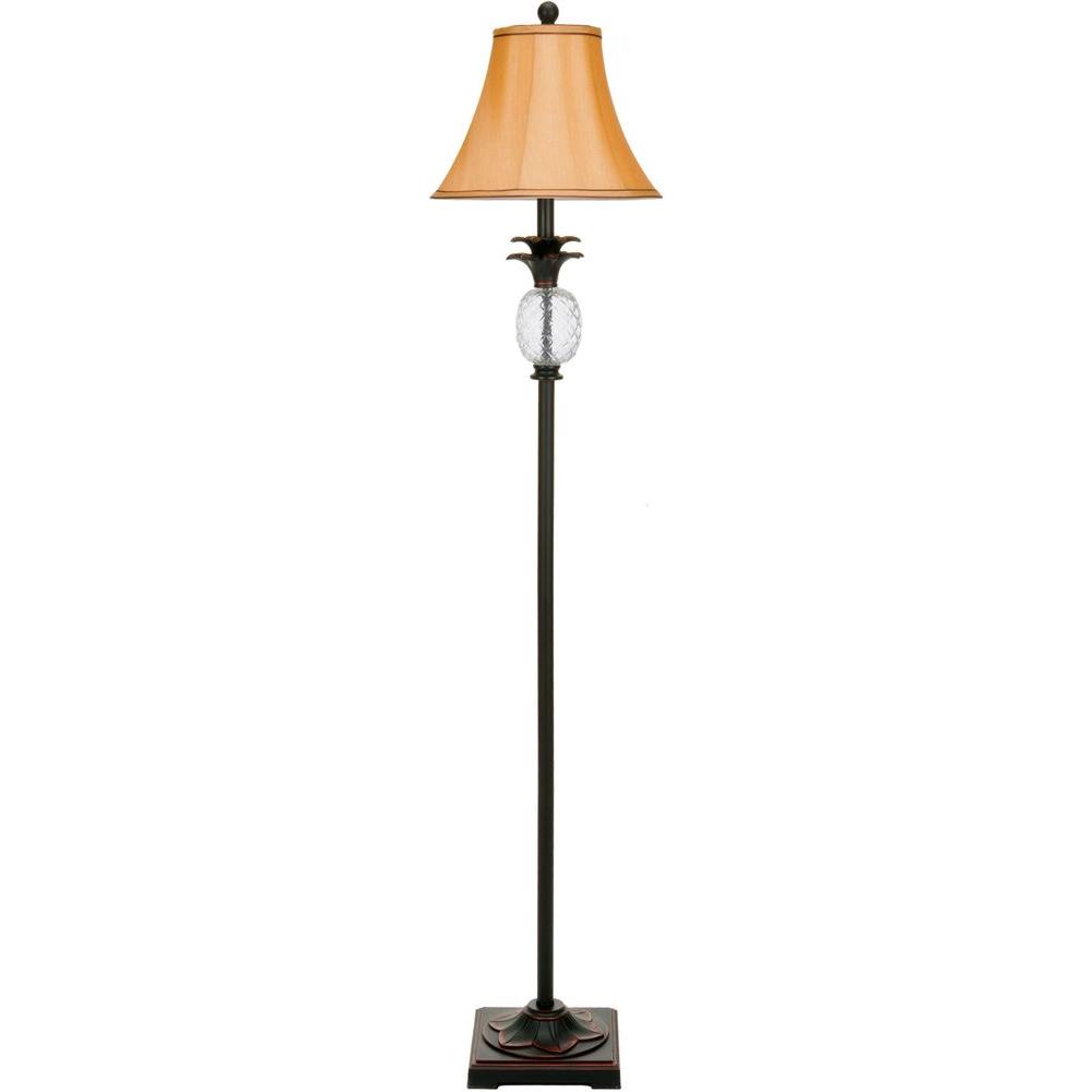 Safavieh Alyssa 61 In Beige Bavaria Black Tall Pineapple Floor Lamp