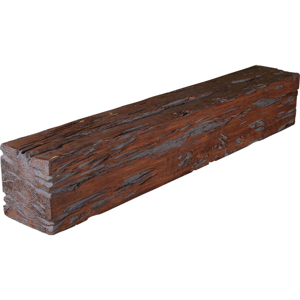 Ekena Millwork 4 In X 4 In X 7 Ft Pecky Cypress Faux Wood Beam
